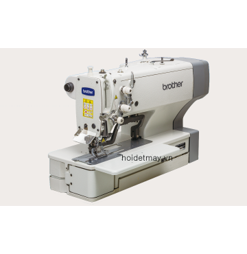 Máy may thùa khuy bằng điện tử, motor truyền động trực tiếp Brother HE-800B
