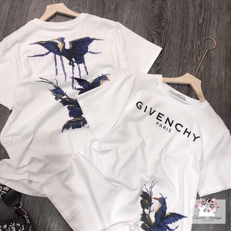 Áo T-Shirt cotton in logo - Givenchy - Nhập khẩu từ Pháp