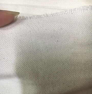 Vải canvat dày màu trắng kem khổ m6 cotton 45% ,polyeste 55%