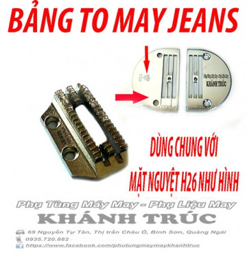 Răng cưa 4 cầu dùng cho mặt nguyệt H26 - 150792 may jeans máy may công nghiệp 1kim