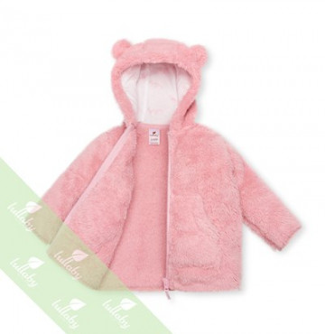 Áo khoác lông sơ sinh Lullaby NH09-18 (màu hồng)