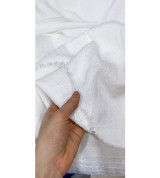 Vải dạ tweed trắng kim tuyến mềm đanh đẹp 80k/m khổ 1,5m