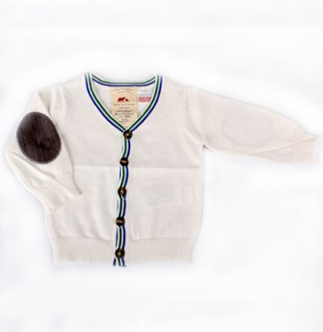 Áo len cho bé sơ sinh Zara 2025 màu trắng