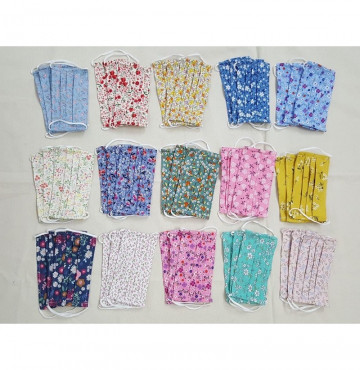 Thanh lý Khẩu trang handmade vải thô cotton 2 lớp