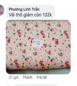 Thanh lý Vải thô sale 2 mảnh và 10 cuộn viền thô