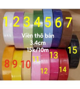 Thanh lý viền thô 10m 1 màu, bản 3.4cm