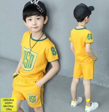 Bán buôn bộ quần áo thể thao cho bé trai (1-6T)