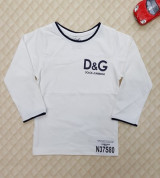 Bỏ sỉ áo dài tay bé gái in hình D&G (1-6T)