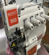 SM-900D-5-35 máy vắt sổ SIMON ,máy vắt sổ 2 kim 5 chỉ motor liền trục, khoảng cách kim 3MM ,bờ vắt sổ  5MM