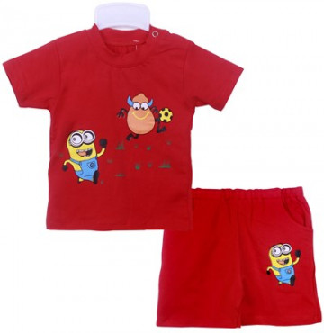 Bỏ buôn bộ quần áo cộc tay bé trai Minion (1 – 3 tuổi)