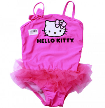 Bán buôn áo bơi hello kitty màu hồng nhạt