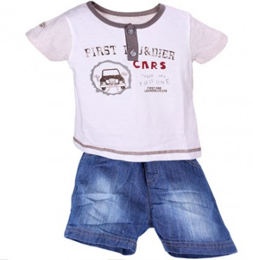 Bán buôn bộ quần áo Lou Dier 7050 cho em bé