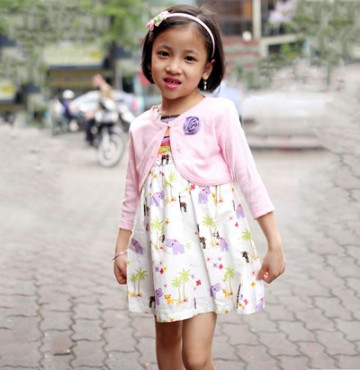 Bán buôn váy và áo khoác cho bé Thái Lan Ashley 102443