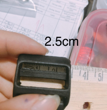 Thanh lý Đồ nối tăng giảm dây balo bảng 2.5cm: 4K/ 1 cái