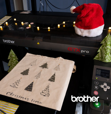 Brother GTXpro printer: Ideal for custom cotton tote bag printing in Vietnam