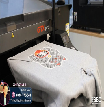 Máy in DTG: Công nghệ máy in trên áo hoodie và sweater tốt nhất